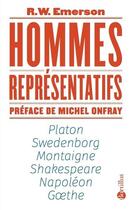 Couverture du livre « Hommes représentatifs » de Ralph Waldo Emerson aux éditions Bartillat