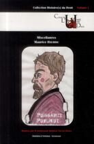 Couverture du livre « Miscellanées Maurice Hauriou t.1 » de Maurice Hauriou aux éditions Epitoge