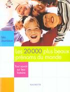 Couverture du livre « Les 20000 Plus Beaux Prenoms Du Monde » de Jouniaux Leo aux éditions Hachette Pratique