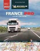 Couverture du livre « Atlas france pro 2022 » de Collectif Michelin aux éditions Michelin