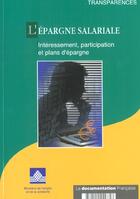 Couverture du livre « L'epargne salariale » de  aux éditions Documentation Francaise