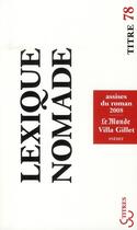 Couverture du livre « Lexique nomade » de  aux éditions Christian Bourgois