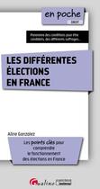 Couverture du livre « Les différentes élections en France » de Gonzalez Aline aux éditions Gualino