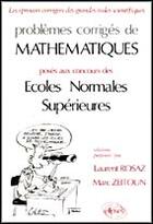 Couverture du livre « Mathematiques ens 1986-1990 » de Rosaz/Zeitoun aux éditions Ellipses