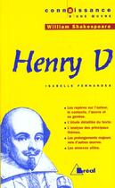 Couverture du livre « Henry V, de William Shakespeare » de Isabelle Fernandes aux éditions Breal