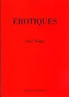 Couverture du livre « Érotiques » de Paul Nouge aux éditions Didier Devillez