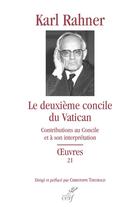 Couverture du livre « Le deuxième concile du Vatican » de Karl Rahner aux éditions Cerf