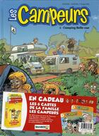 Couverture du livre « Les campeurs T.1 ; camping Belle-vue » de Eric Maltaite et Veerle Swinnen et Dugomier aux éditions Bamboo