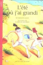 Couverture du livre « L'été où j'ai grandi » de Hoestlandt/Jourdy aux éditions Actes Sud