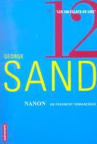 Couverture du livre « Nanon » de George Sand aux éditions Autrement