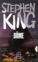 Couverture du livre « Dôme ; coffret t.1 et t.2 » de Stephen King aux éditions Le Livre De Poche