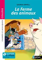 Couverture du livre « La ferme des animaux » de George Orwell aux éditions Nathan