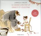 Couverture du livre « Ernest et Célestine : le grand livre pop-up » de Gabrielle Vincent aux éditions Casterman