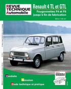 Couverture du livre « Renault 4tl et gtl - fourgonnettes f4 et f6, jusqu'a la fin de fabrication » de Etai aux éditions Etai