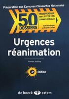 Couverture du livre « Urgences réanimation (3e édition) » de Romain Jouffroy aux éditions Estem