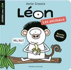 Couverture du livre « Jouons avec leon-les animaux » de Annie Groovie aux éditions Presses Aventure
