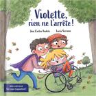 Couverture du livre « Violette, rien ne l'arrête ! » de Lucia Serrano aux éditions Crackboom