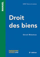 Couverture du livre « Droit Des Biens » de Gérard Memeteau aux éditions Paradigme Cpu