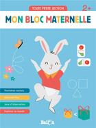 Couverture du livre « Mon bloc maternelle - 2+ » de Malu Lenzi aux éditions Le Ballon