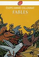 Couverture du livre « Fables » de Esope/Collognat aux éditions Le Livre De Poche Jeunesse