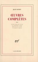 Couverture du livre « Oeuvres completes - vol03 » de Jean Genet aux éditions Gallimard (patrimoine Numerise)