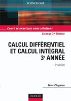 Couverture du livre « Calcul différentiel et calcul intégral (2e édition) » de Chaperon aux éditions Dunod