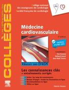 Couverture du livre « Médecine cardiovasculaire : réussir son DFASM ; les connaissances clés + entraînements corrigés (2e édition) » de  aux éditions Elsevier-masson