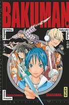 Couverture du livre « Bakuman : character guide Tome 1 ; charaman » de Takeshi Obata et Tsugumi Ohba aux éditions Kana