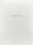 Couverture du livre « Tacita Dean » de Tacita Dean aux éditions Paris-musees