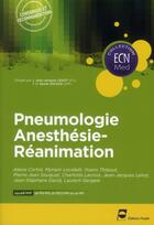 Couverture du livre « Pneumologie anesthésie-réanimation » de Pradel Editeur aux éditions Pradel