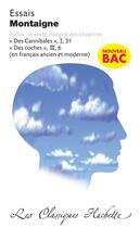 Couverture du livre « Essais Montaigne bac (édition 2020) » de Michel De Montaigne aux éditions Hachette Education