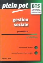 Couverture du livre « GESTION SOCIALE, PROCESSUS 2 » de E Astien aux éditions Foucher