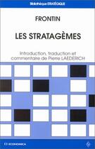 Couverture du livre « STRATAGEMES (LES) » de Frontin/ aux éditions Economica