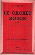 Couverture du livre « Le cachet rouge » de K.-J. Benes aux éditions Nel