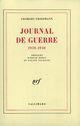 Couverture du livre « Journal de guerre - (1939-1940) » de Friedmann/Morin aux éditions Gallimard (patrimoine Numerise)