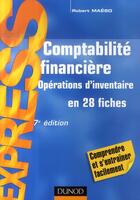 Couverture du livre « Comptabilité financière ; opérations d'inventaire (7e édition) » de Maeso-R aux éditions Dunod