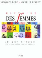 Couverture du livre « Histoire Des Femmes T.5 ; Xx Siecle » de Georges Duby et Michelle Perrot aux éditions Plon