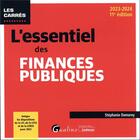 Couverture du livre « L'essentiel des finances publiques (édition 2023/2024) » de Stephanie Damarey aux éditions Gualino