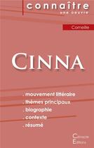 Couverture du livre « Cinna, de Corneille » de  aux éditions Editions Du Cenacle