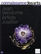 Couverture du livre « Jean vendome » de Connaissance Des Art aux éditions Connaissance Des Arts