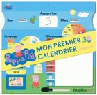 Couverture du livre « Peppa Pig ; mon premier calendrier ; se repérer dans le temps ; frigobloc » de  aux éditions Play Bac