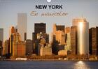 Couverture du livre « New york en maxicolor calendrier mural 2018 din a3 horizonta - des vues tres colorees de new » de Veronese I aux éditions Calvendo