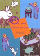 Couverture du livre « On reve d'avoir un chat » de Verillon Vanessa aux éditions Desclee De Brouwer