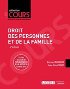 Couverture du livre « Droit des personnes et de la famille (4e édition) » de Bernard Beignier et Jean-Rene Binet aux éditions Lgdj