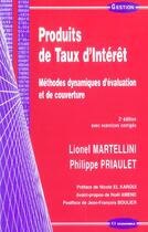 Couverture du livre « PRODUITS DE TAUX D'INTERET, 2E ED. » de Martellini/Lionel aux éditions Economica