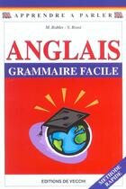 Couverture du livre « Anglais grammaire facile » de Robles aux éditions De Vecchi