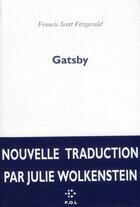 Couverture du livre « Gatsby » de Francis Scott Fitzgerald aux éditions P.o.l