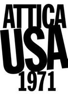 Couverture du livre « Attica, USA, 1971 » de Philippe Artieres aux éditions Point Du Jour