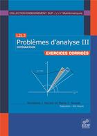 Couverture du livre « L3M1 ; problèmes d'analyse II ; exercices corrigés » de Maria Nowak et Wieslawa J. Kaczor aux éditions Edp Sciences