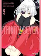 Couverture du livre « Trinity Seven Tome 9 » de Kenji Saito et Akinari Nao aux éditions Panini